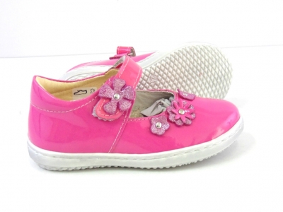 Pantofi copii fete LM, cod 6P204, seria PAMY, purpuriu, piele naturala
