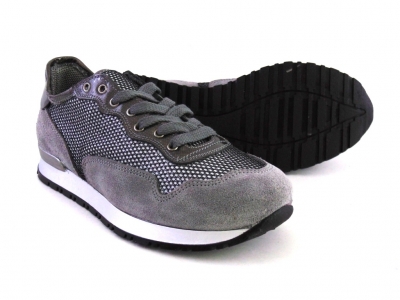 Pantofi sport femei LM, cod 2A267, seria SPORA, gri, piele naturala