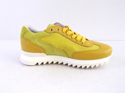 Pantofi sport femei LM, cod 2A273, seria LOLA, galben, piele naturala