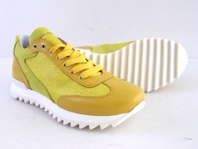 Pantofi sport femei LM, cod 2A273, seria LOLA, galben, piele naturala