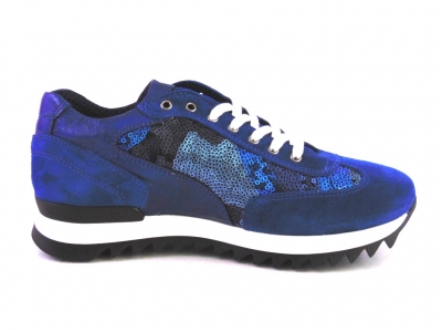 Pantofi sport femei LM, cod 2A280, seria LOLA, bleumarin, piele naturala