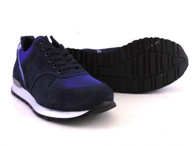 Pantofi sport femei LM, cod 2A284, seria NADIA, bleumarin, piele naturala