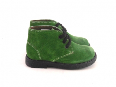 Ghete copii LM, cod 3G945, seria CREP, verde lime, piele naturala