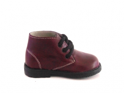 Ghete copii LM, cod 3G948, seria CREP, bordo, piele naturala