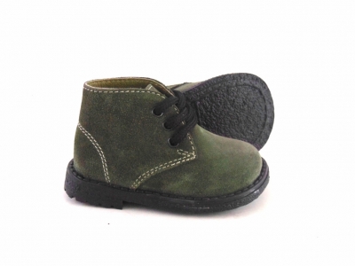 Ghete copii LM, cod 3G950, seria CREP, olive, piele naturala