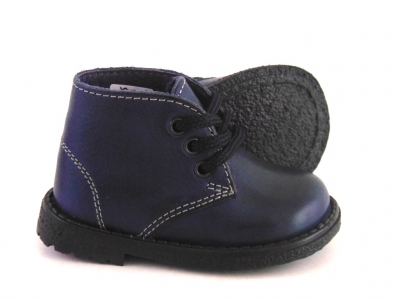 Ghete copii LM, cod 3G958, seria CREP, bleumarin, piele naturala