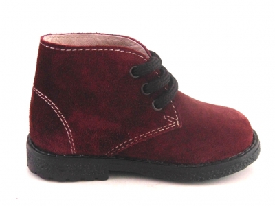 Ghete copii LM, cod 3G963, seria CREP, visiniu, piele naturala