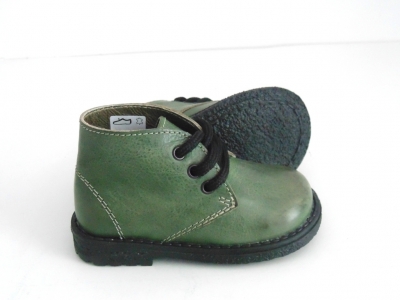 Ghete copii LM, cod 3G982, seria CREP, verde, piele naturala