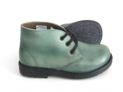 Ghete copii LM, cod 3G983, seria CREP, verde sea, piele naturala