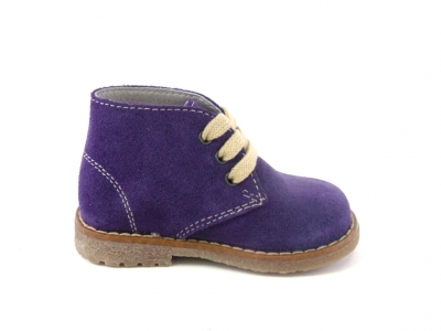 Ghete copii LM, cod 3G1013, seria CREP, mov, piele naturala