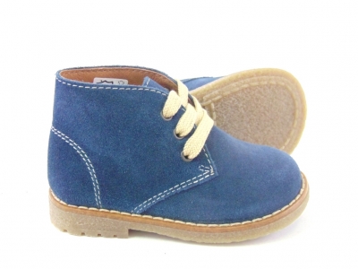 Ghete copii LM, cod 3G1020, seria CREP, albastru, piele naturala