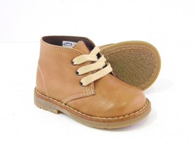 Ghete copii LM, cod 3G1034, seria CREP, maro deschis, piele naturala
