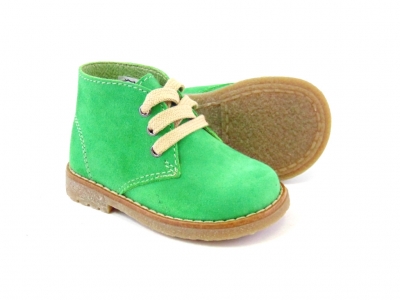 Ghete copii LM, cod 3G1035, seria CREP, verde lime, piele naturala