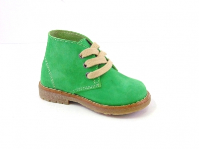 Ghete copii LM, cod 3G1035, seria CREP, verde lime, piele naturala