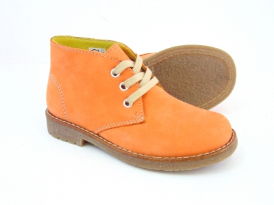 Ghete copii LM, cod 3G1046, seria CREP, portocaliu, piele naturala