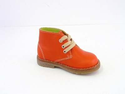 Ghete copii LM, cod 3G1049, seria CREP, caramiziu, piele naturala