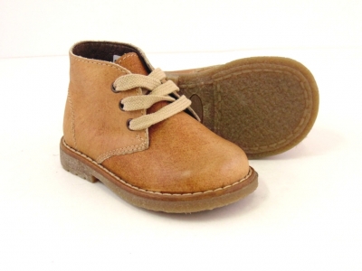 Ghete copii LM, cod 3G1060, seria CREP, maro deschis, piele naturala