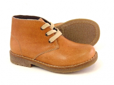 Ghete copii LM, cod 3G1062, seria CREP, maro deschis, piele naturala