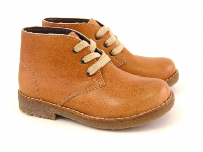 Ghete copii LM, cod 3G1062, seria CREP, maro deschis, piele naturala