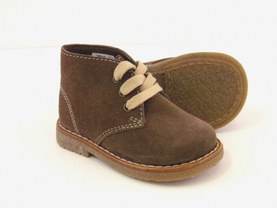 Ghete copii LM, cod 3G1064, seria CREP, maro, piele naturala