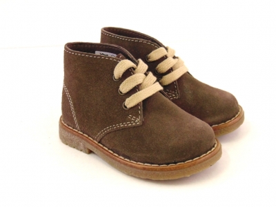 Ghete copii LM, cod 3G1064, seria CREP, maro, piele naturala