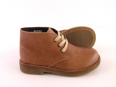 Ghete copii LM, cod 3G1080, seria CREP, maro deschis, piele naturala