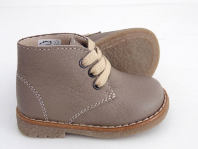 Ghete copii LM, cod 3G1091, seria CREP, gri, piele naturala