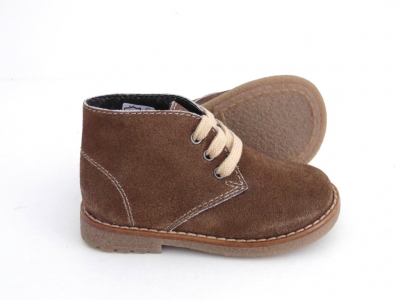 Ghete copii LM, cod 3G1092, seria CREP, maro, piele naturala