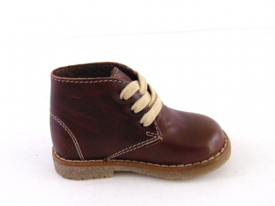 Ghete copii LM, cod 3G1110, seria CREP, maro inchis, piele naturala