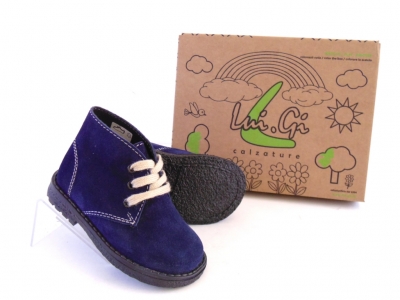 Ghete copii LM, cod 3G1111, seria CREP, bleumarin, piele naturala