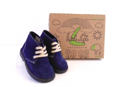 Ghete copii LM, cod 3G1111, seria CREP, bleumarin, piele naturala
