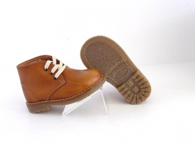 Ghete copii LM, cod 3G1141, seria CREP, maro deschis, piele naturala