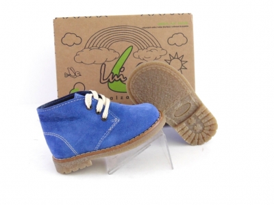 Ghete copii LM, cod 3G1152, seria CREP, albastru, piele naturala