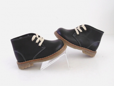 Ghete copii LM, cod 3G1154, seria CREP, negru, piele naturala