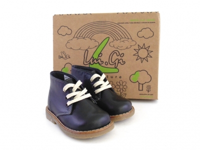 Ghete copii LM, cod 3G1154, seria CREP, negru, piele naturala