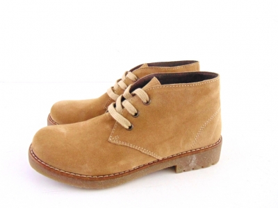 Ghete femei LM, cod 2G718, seria CREP, maro deschis, piele naturala