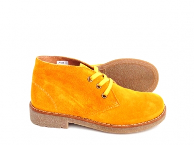 Ghete copii LM, cod 3G1197, seria CREP, galben, piele naturala