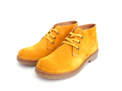 Ghete copii LM, cod 3G1197, seria CREP, galben, piele naturala