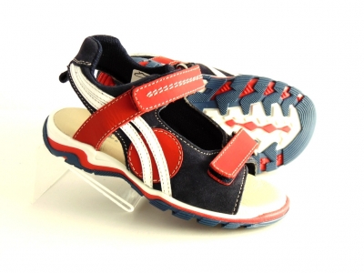 Sandale copii Lui.Gi, cod 3S208, seria CERCHI, bleumarin, piele naturala