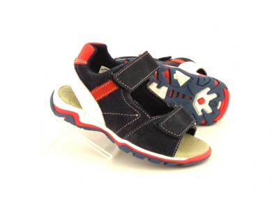 Sandale copii LM, cod 3S209, seria BERRY, bleumarin, piele naturala