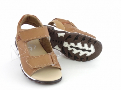 Sandale copii Lui.Gi, cod 3S212, seria BERRY, maro deschis, piele naturala