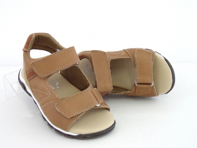Sandale copii Lui.Gi, cod 3S212, seria BERRY, maro deschis, piele naturala