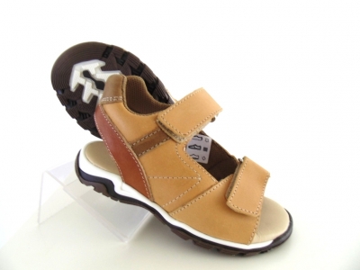 Sandale copii Lui.Gi, cod 3S219, seria BERRY, maro deschis, piele naturala