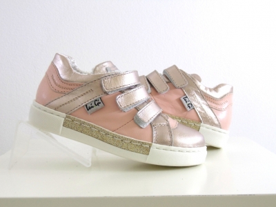 Pantofi sport copii fete Lui.Gi, cod 6A72, seria KIDDY GIRL, roz, piele naturala