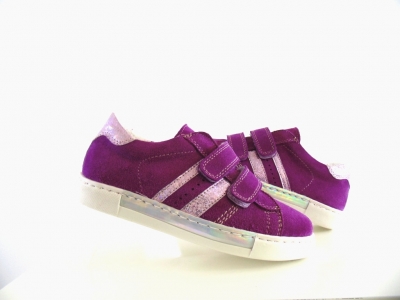 Pantofi sport copii fete Lui.Gi, cod 6A91, seria ANDOS, mov, piele naturala