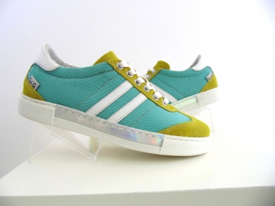 Pantofi sport femei Lui.Gi, cod 2A294, seria NADAL, turcoaz, piele naturala