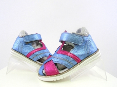 Sandale copii Lui.Gi, cod 3S228, seria SIMBA, albastru, piele naturala