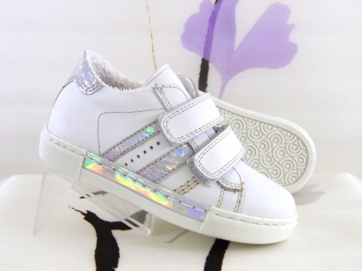 Pantofi sport copii fete Lui.Gi, cod 6A99, seria ANDOS, alb, piele naturala