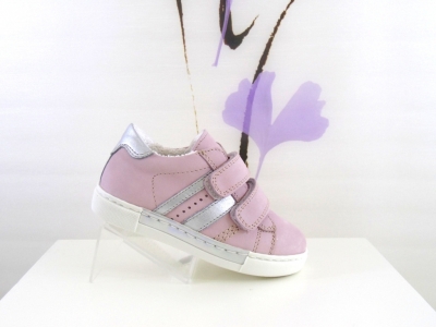 Pantofi sport copii fete Lui.Gi, cod 6A101, seria ANDOS, roz pal, piele naturala