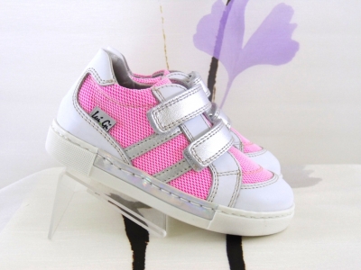 Pantofi sport copii fete Lui.Gi, cod 6A105, seria ANDOS, roz pal, piele naturala